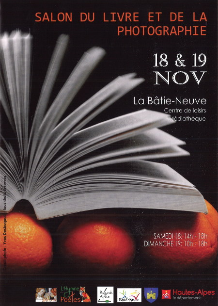 Salon du livre et de la photo - La Bâtie-Neuve- Hautes-Alpes - Francis Ponge - Regards Alpins
